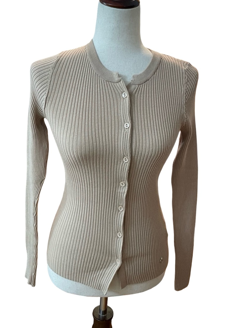 OTTOD’AME RIBBED CARDIGAN NEW WITH TAGS